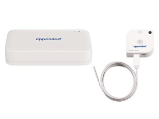 The entire VisioNize sense monitoring kit is visible including the temperature sensor, the environmental monitoring sensor as well as the gateway router.